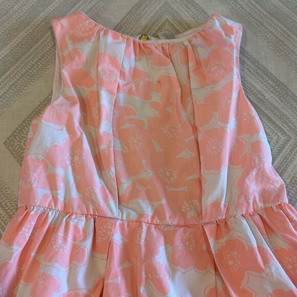 Crewcuts Girls White with Pink Flowers Balloons Skirt Dress - Picture 2 of 9